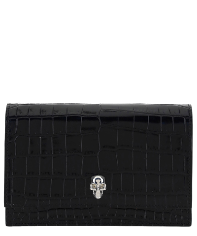 Alexander Mcqueen Skull Mini Shoulder Bag In Black