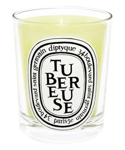Diptyque Tubéreuse Scented Candle 190 Gr In White