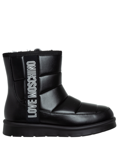 Love Moschino Ankle Boots In Black