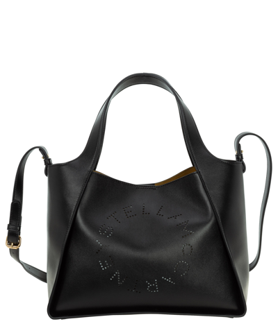 Stella Mccartney Stella Logo Handbag In Black