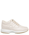 Hogan Interactive Suede Sneakers In Beige