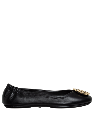 Tory Burch Minnie Ballet Flats In Black