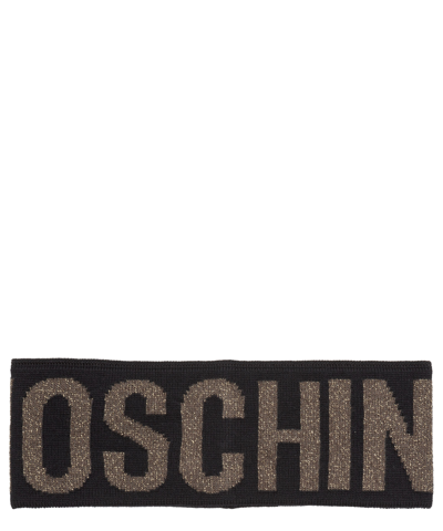 Moschino Headband In Black