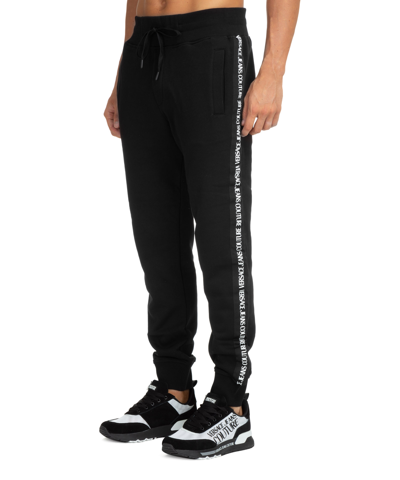 Versace Jeans Couture Sweatpants With Side Stripes In Black