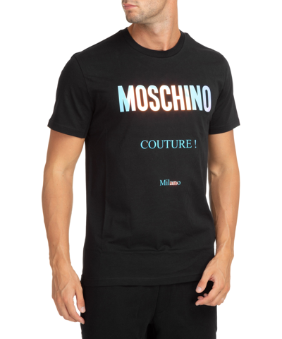 Moschino Mens Black Other Materials T-shirt