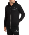 Philipp Plein Black Hoodie With Logo Print In Black