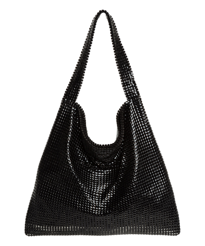 Rabanne Pixel Shoulder Bag In Black