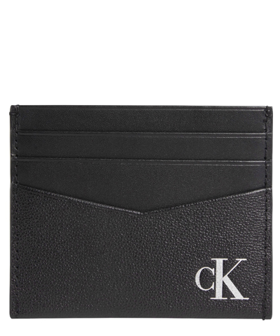 Calvin Klein Jeans Est.1978 Credit Card Holder In Black