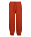 Stella Mccartney Relaxed Cashmere Wardrobe Trousers Knit In Orange