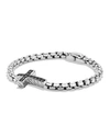 DAVID YURMAN MEN'S STREAMLINE CROSS BRACELET IN SILVER, 5MM,PROD173140057