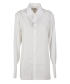 Maison Margiela Silk Shirt In White