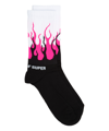 Vision Of Super Black Cotton Blend Socks In Black