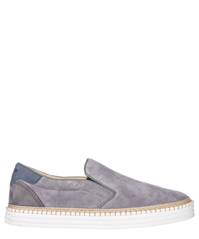 Hogan R260 Slip-on Shoes In Grey