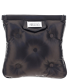 Maison Margiela Glam Slam Leather Crossbody With Adjustable Strap In Black