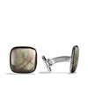 David Yurman Men's Streamline Cuff Links With Gemstones In Silver, 17mm