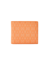 Wolf Men's Signature Billfold And Coin In Orange