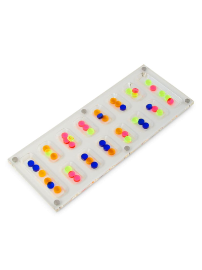 Luxe Dominoes Luxe Mancala In White