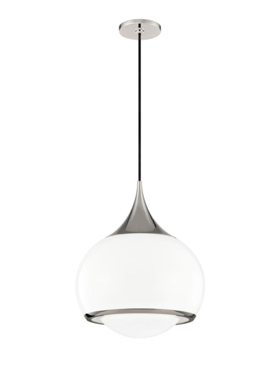 Mitzi Reese Single-light Large Pendant In Polished Nickel