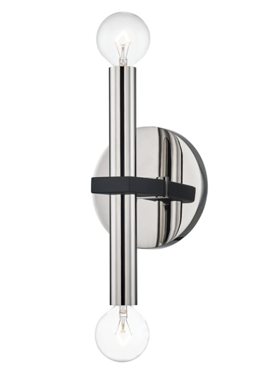 Mitzi Colette 2-light Wall Sconce In Polished Nickel