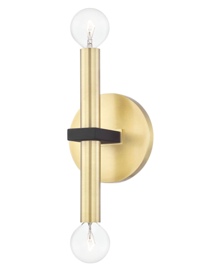 Mitzi Colette 2-light Wall Sconce In Aged Brass