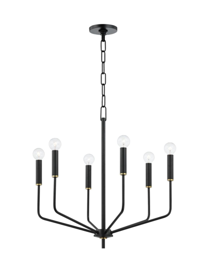 Mitzi Bailey 6-light Chandelier In Soft Black