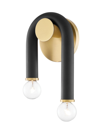 Mitzi Whit 2-light Wall Sconce In Aged Brass