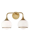 Mitzi Reese 2-light Wall Sconce In Aged Brass