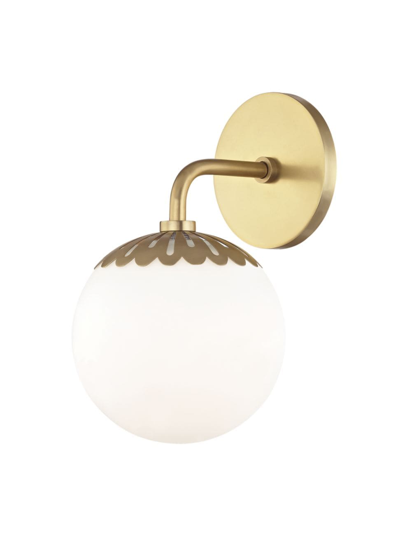 Mitzi Paige Single-light Bath Bracket In Aged Brass