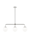 Mitzi Paige 3-light Linear Pendant In Polished Nickel
