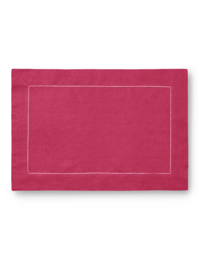 Sferra Festival Linen Placemats, Set Of 4 In Raspberry