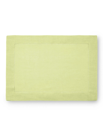 Sferra Festival Linen Placemats, Set Of 4 In Kiwi