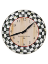 Mackenzie-childs Courtly Check Enamel Clock