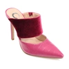 Journee Collection Sutonn Croc Embossed Mule Pump In Rust