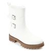 Journee Collection Collection Women's Tru Comfort Foam Yasmine Bootie In White