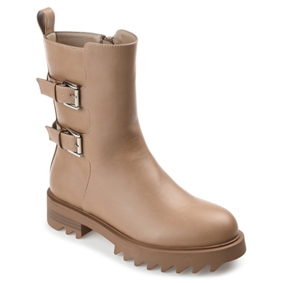 Journee Collection Collection Women's Tru Comfort Foam Yasmine Bootie In Brown