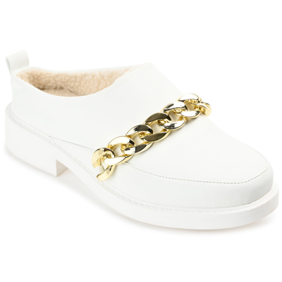 Journee Collection Collection Women's Tru Comfort Foam Sheah Flat In White