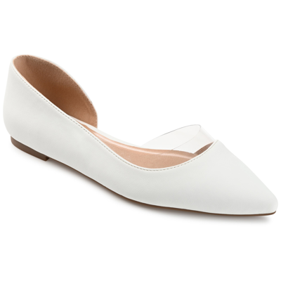 Journee Collection Collection Women's Mikki Flat In White