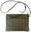 MCM MCM WOMEN GREEN SEA TURTLE VISETOS COATED CANVAS CROSSBODY BAG