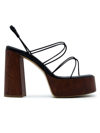 Gia Borghini X Rhw Women's Rosie 28 Knotted Platform Sandals In Black