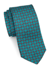 Saks Fifth Avenue Men's Collection Silk Medallion Tie In Deep Lake