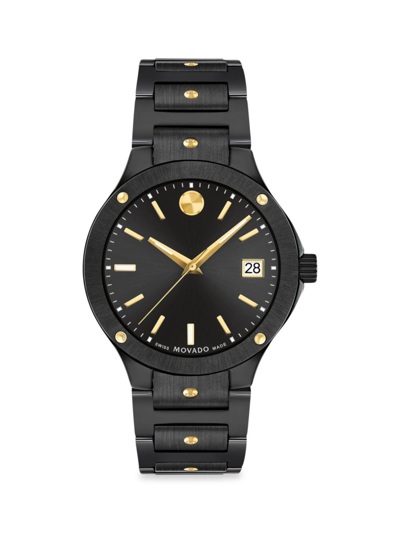 Movado Se Ceramic Bracelet Watch, 32mm In Black