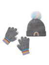 ANDY & EVAN KID'S COTTON HAT & TECH GLOVES SET