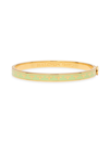 Halcyon Days Women's Skinny Bee Hinged Bangle In Meadow