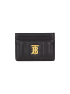 BURBERRY WOMEN'S LOLA QUILTED LEATHER CARD CASE