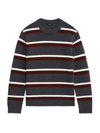 Theory Men's Gary Rib-knit Wool Crewneck Sweater In Pestle Mel Multi