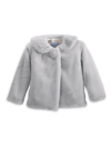 Bella Bliss Kids' Little Girl's & Girl's Scalloped Gretchen Coat In Grey