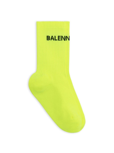 Balenciaga Men's  Socks In Yellow Black