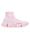 Balenciaga Men's Speed 2.0 Recycled Knit Sneaker In Light Pink