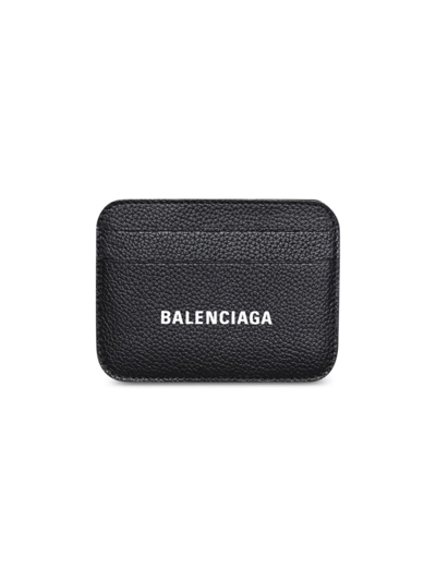 Balenciaga Cash Card Holder In Black White
