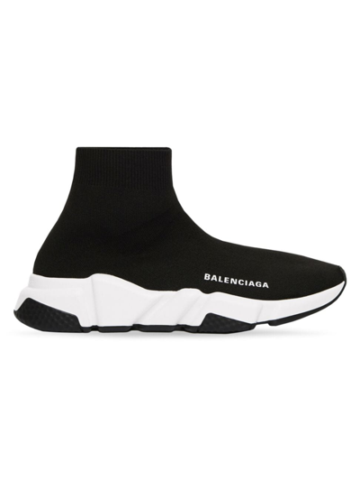 Balenciaga Kids' Speed Sneakers In Black